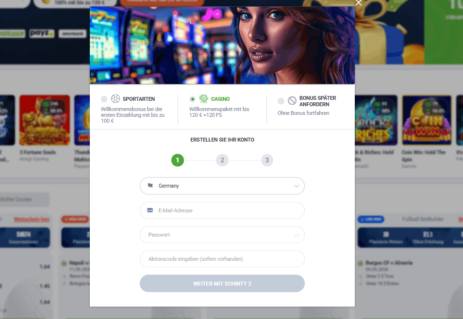Como se Registar no 20bet Casino – Passo a Passo