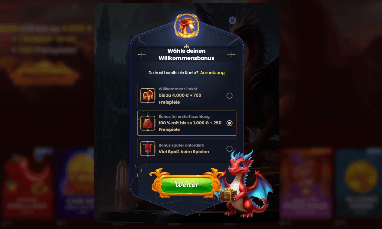 Como se Registar no Dragonslots Casino – Passo a Passo