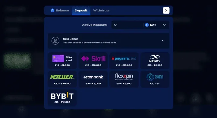Como Depositar no Fugu Casino – Métodos de Pagamento e Depósito Mínimo
